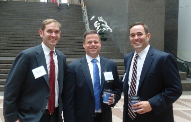 Bill Suder, Dr. Rick Holgate and Tom Suder at the