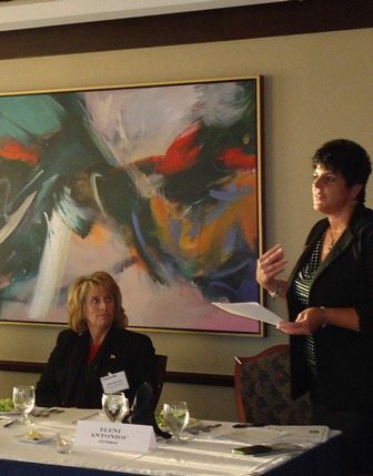 Jodi Johnson (Titaia Solutions Group), Eleni Antoniou (FCi Federal)