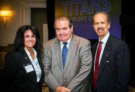 Camille Baroni, Justice anonin Scalia, Greg Baroni 