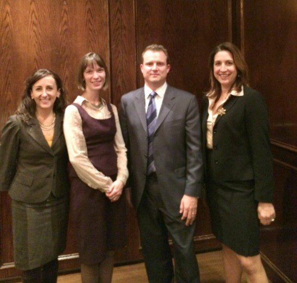 Jaime O'Keefe (Harris Corporation), Laura , Brian Williams (Viget Labs), Eileen Rivera (Harris Corporation) 