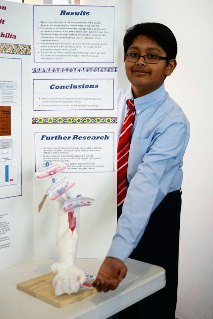 Science Fair Project Presenter, Inaugural STEM Symposium 
