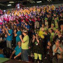 The 2013 Robotics Competition Greater Washington, D.C. draws a large crowd.