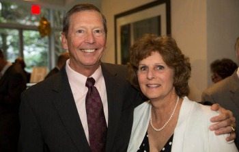 Dan Johnson, President of GD-Information Technology, with his wife Cindy at the Road to Independence Gala.