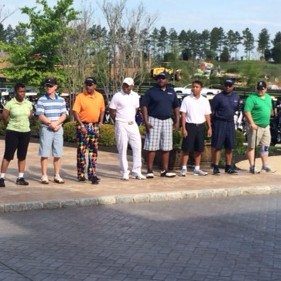 A ThanksUSA charity golf tournament was held May 12 at Creighton Farms Golf Club in Aldie, Va.