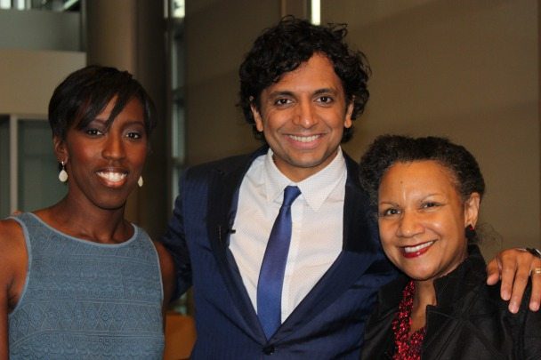 Afrika Kathuria, M. Knight Shyamalan and A'Lelia Bundles