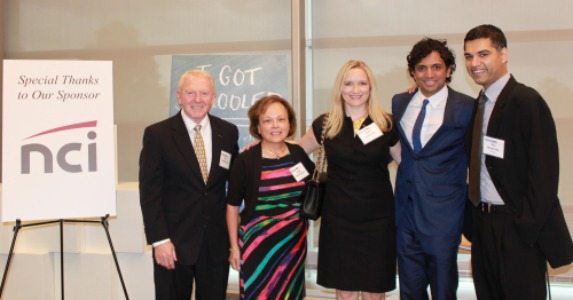 M. Night Shyamalan spoke to a crowd of 60 last week about his keys to bridging the country's education gap.