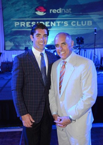 PJ Smith III (Splunk) and his father Paul Smith (Red Hat). 