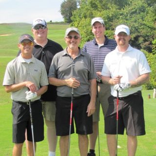 Ryan Barker, Howard Zach, Sal Fazzolari, and Len Rosenblum from CRGT. Tyler Hallock is a veteran associated with Boulder Crest.