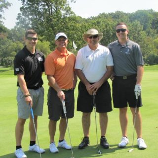Brayden Keller, John Lewis (employed by Shoulder 2 Shoulder), Ken Falke (Founder of Boulder Crest), and Dylan Keller