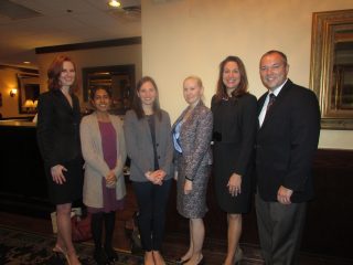 Sheila Blackwell (Decision Sciences), Amrita Jayakumar (Washington Post Capital Business), Marjorie Censer (POLITICO), Camille Tuutti (Nextgov), Eileen Cassidy Rivera (Harris IT), and Andrew Bryden (SRA)
