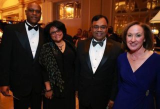NASA’s Leonard Newman and his wife Sherri with Attain president Manish Agarwal and National Kidney Foundation National Capital Area president Pamela Gatz.