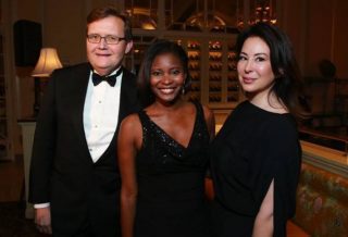 Kidney Ball Chair and ICF International COO John Wasson,1 National Kidney Foundation of DC board member ABC 7’s Jummy Olabanji and Happy Madison’s Judit Maull