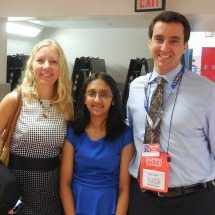 Camsie McAdams, senior advisor of STEM Education at the U.S. Department of Education and Dr. Evan Glazer, principal of TJHSST at the JOSTI conference