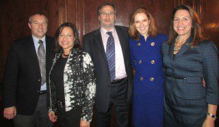 Andrew Bryden (SRA International); Pava Cohen (Sage Communications); Sheila Blackwell (Decision Sciences); and Eileen Cassidy Rivera (Harris)