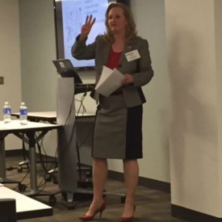 Kay Curling speaks to the WashingtonExec Executive Assistant Council on Feb. 4, 2015