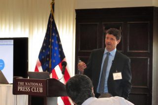 John Blatchford speaks at The National Press Club
