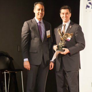 WashingtonExec Founder and CEO JD Kathuria and TJHSST Principal Evan Glazer