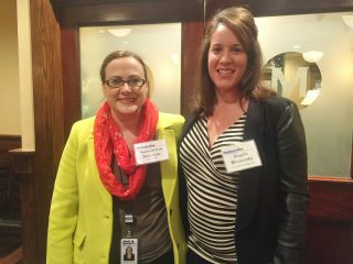 Sam Shelton (DSA) and Angela Berzonsky (Avision)