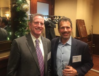 John Sutton of Vencore (left) and Ron Police of SAP