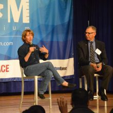 Dr. Sandy Magnus speaks at the 2016 K-12 STEM Symposium