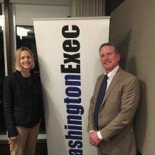 Andrea Wright (AMERICAN SYSTEMS) and John Sutton (Vencore) 