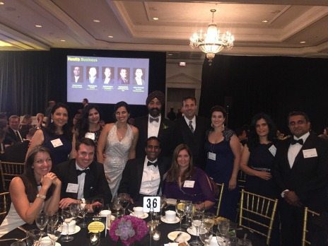 EY Government Services Entrepreneur of the Year 2016 Winner Sonny Kakar and the Sevatec team.