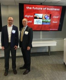 Keynote Speaker Jamie Notter and Strategic Human Capital Council Chairman Steven Woolwine, AECOM