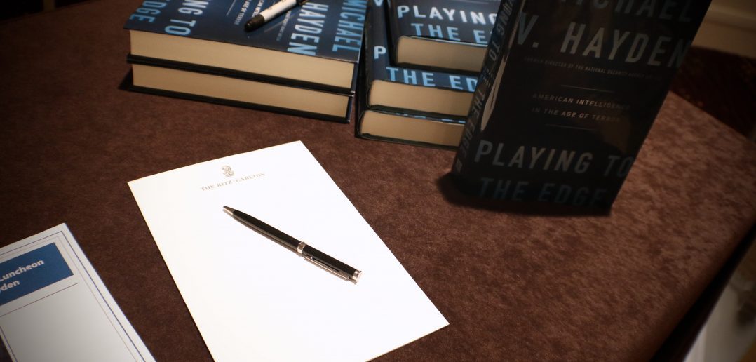 Photo of General Michael V Hayden at a WashingtonExec Event