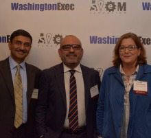 Inram Akram, NuAxis Innovations; Raza Latif, NuAxis Innovations; Teresa Weipert, Sutherland Global Services