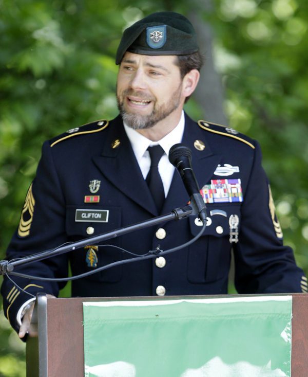 Retired Master Sgt. Sean Clifton, Special Ops analyst at MacB