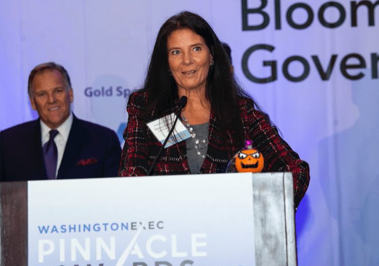 AMERICAN SYSTEMS' Nancy Edwards won the Private Company Executive Assistant of the Year award on Oct. 31.