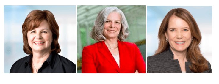 Linda Dillman, Dr. Julie Gerberding and Melinda Mount, Cerner